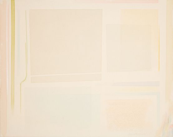 3 campi quasi quadrati by Riccardo Guarneri contemporary artwork Painting