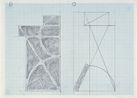 Space in Two Dimensions by The Estate of Jiro Takamatsu contemporary artwork Works on Paper