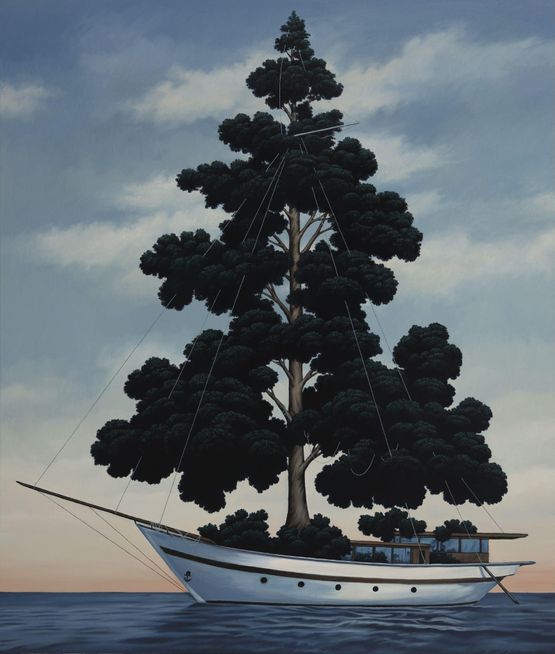 Post-Nature by Zhou Song contemporary artwork Painting