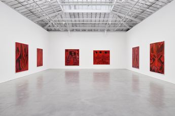 Contemporary art exhibition Josh Smith Living with Depression at David Zwirner Paris France