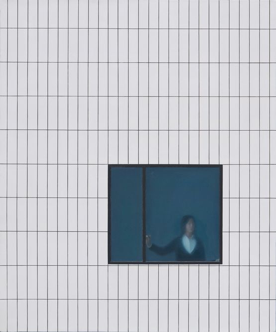 Outside of the Window by Huang Yishan contemporary artwork Mixed Media