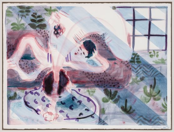 In the Jungle by Miko Veldkamp contemporary artwork Works on Paper