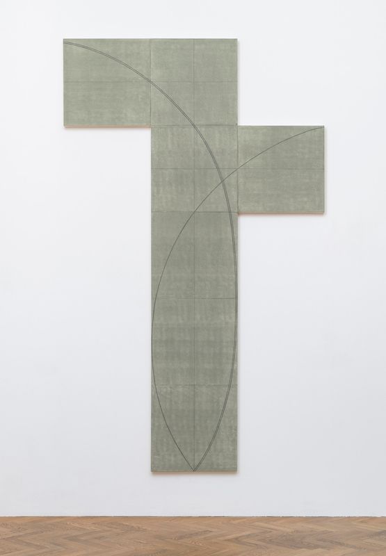 Column Structure III by Robert Mangold contemporary artwork Painting