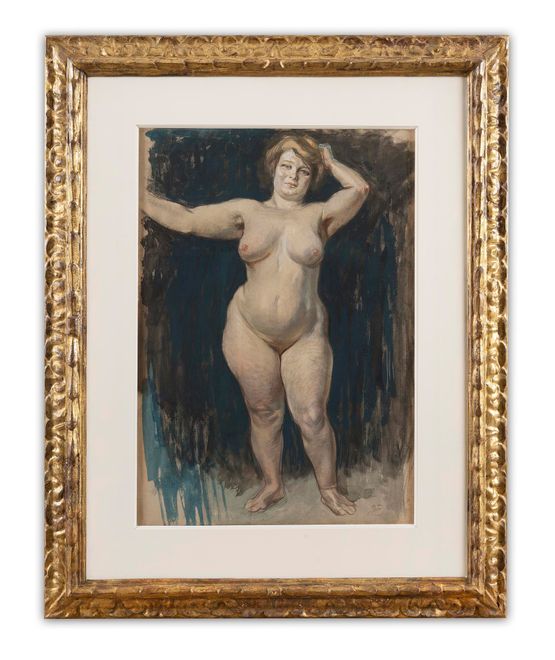 Etude de femme pour Soleil dautomne by Frantisek Kupka contemporary artwork Drawing