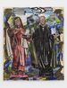Medieval Statues by Zhou Yilun contemporary artwork Painting