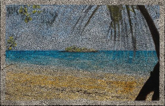 Untitled IAEMTC by Daniel Boyd contemporary artwork Painting