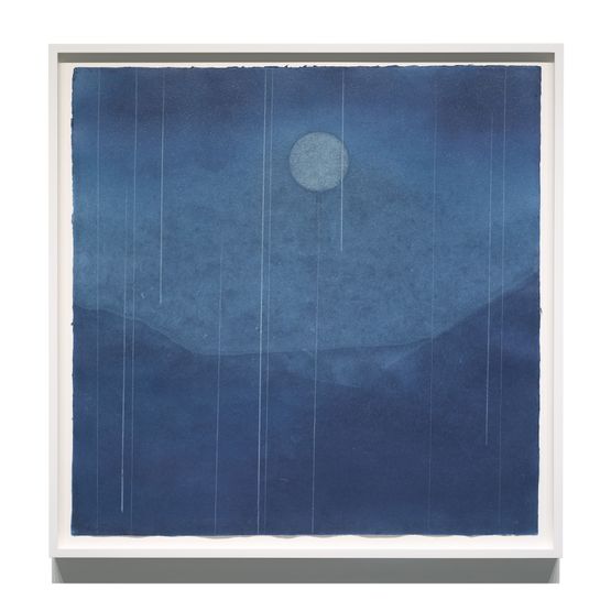 Amagoidake A Mountain Where One Goes to Pray for Rain by Miya Ando contemporary artwork Works on Paper