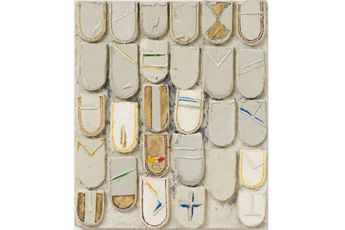Contemporary art exhibition Yukihisa Isobe Tetsuo Mizu TRACES at Whitestone Gallery Hong Kong