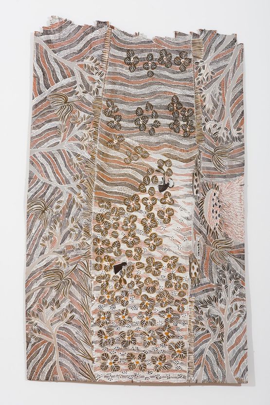 Gulun - Billabong by Yalmakany Marawili contemporary artwork Painting
