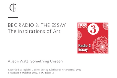 THE ESSAY with Alison Watt