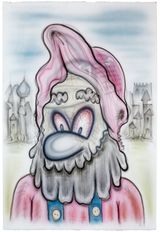 Pintoo Family Pics by Hardeep Pandhal contemporary artwork painting works on paper