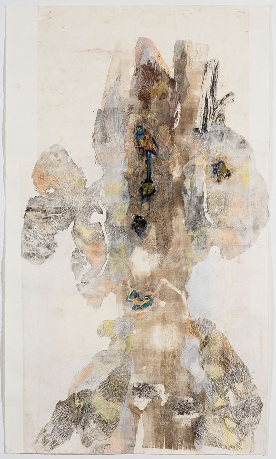 Termitaria Indwelling II by John Wolseley contemporary artwork Painting