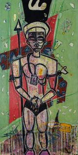 Isre by Jean-Baptiste Djeka contemporary artwork painting works on paper