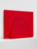 Pyramide avec une bande rouge by Horia Damian contemporary artwork Mixed Media