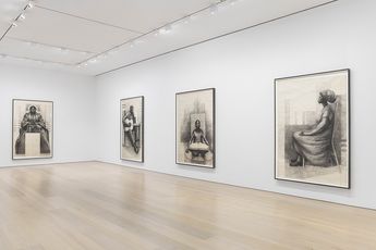 Contemporary art exhibition Charles White Monumental Practice at David Zwirner New York 20th Street United States