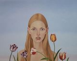 Artemis by Peter Stichbury contemporary artwork painting works on paper