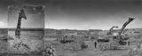 Quarry with Giraffe Inherit The Dust Kenya by Nick Brandt contemporary artwork photography print