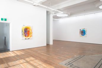 Contemporary art exhibition Shane Cotton Sun Portrait at Lett Thomas Karangahape Road New Zealand