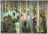 Happy New Year  Action Poem by Hui Zhang contemporary artwork painting