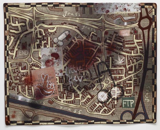 The Digmoor Tapestry by Grayson Perry contemporary artwork Textile