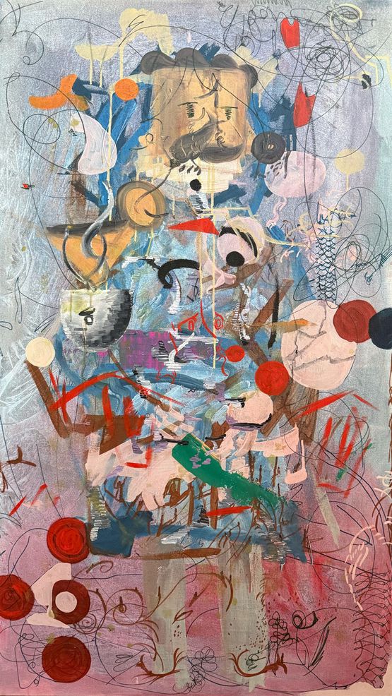Coffee BreakT . T by Namonaki Sanemasa contemporary artwork Painting