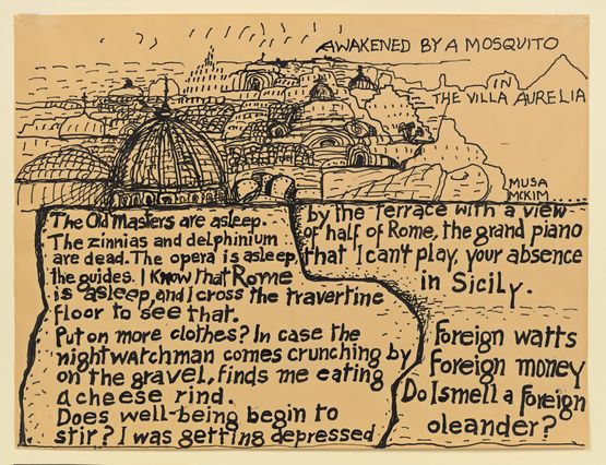 Awakened By A Mosquito by Philip Guston contemporary artwork Works on Paper