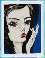 to my home by Del Kathryn Barton contemporary artwork painting