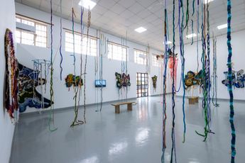 Contemporary art exhibition Fiker Solomon From Addis to Kampala A Sensory Geography at Afriart Gallery Kampala Uganda
