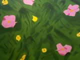 Wild Roses 2 by Alex Katz contemporary artwork painting