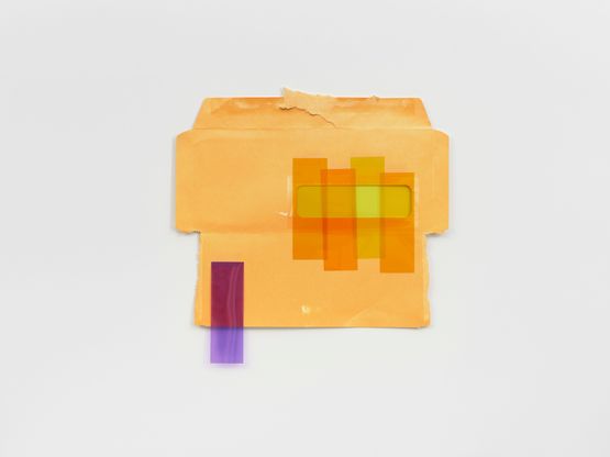 Gorgeous Nothing 15 Yellow study with filters by Spencer Finch contemporary artwork Works on Paper
