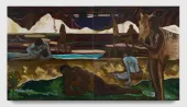Nocturne by Gideon Appah contemporary artwork Painting