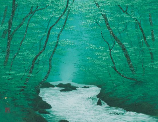 Oirase-kyuryu by Kazuyuki Futagawa contemporary artwork Works on Paper