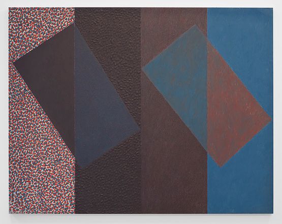 Under In And Out of Violet by McArthur Binion contemporary artwork Painting