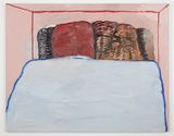 Blue Cover by Philip Guston contemporary artwork painting