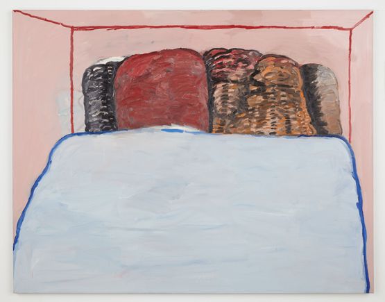 Blue Cover by Philip Guston contemporary artwork Painting