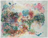 Vibrancy by Tamaris Borrelly contemporary artwork painting works on paper
