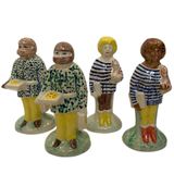 Key Workers Full Set of Four Sculptures by Grayson Perry contemporary artwork sculpture