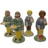 Key Workers Full Set of Four Sculptures by Grayson Perry contemporary artwork Sculpture