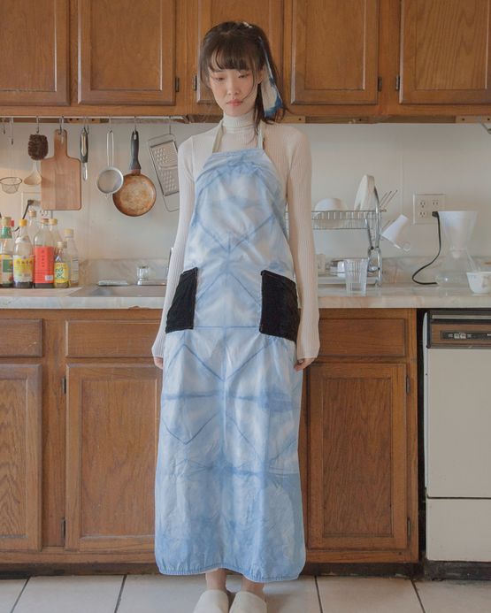 One Cooks The Other Dont Apron 6 by Chang Yuchen contemporary artwork Textile