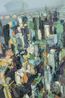 Peppermint City by Erik Schmidt contemporary artwork Painting