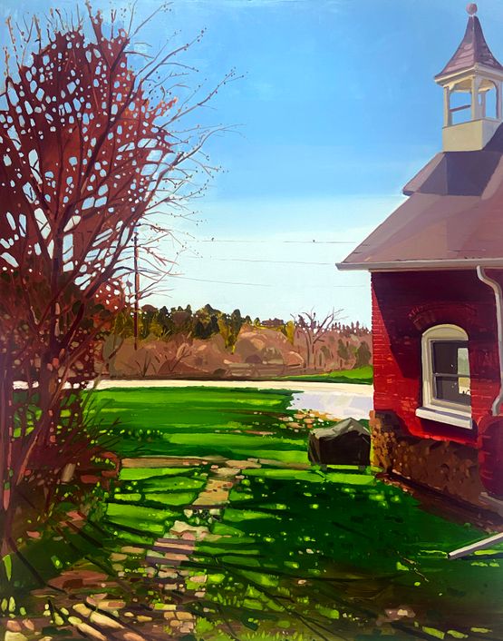 Spring Morning by Keiran Brennan Hinton contemporary artwork Painting