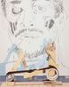 Autoportrait a la Cigarette by Alex Sewell contemporary artwork Painting