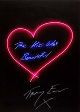 The Kiss Was Beautiful by Tracey Emin contemporary artwork print works on paper