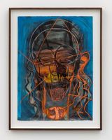 Untitled by Huma Bhabha contemporary artwork painting works on paper