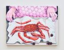 Crab and Cherries by Nikki Maloof contemporary artwork Painting