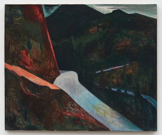 Mountain Road by Xiao Jiang contemporary artwork Painting