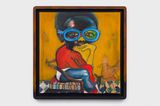 Lone Miner I by Ndidi Emefiele contemporary artwork mixed media painting works on paper