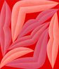 Red and Peach by Corydon Cowansage contemporary artwork Painting