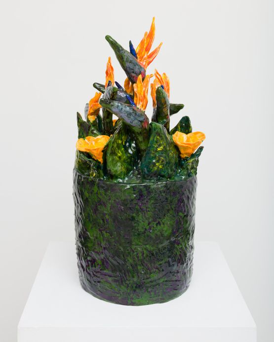 Ave Del Paraiso Bird of Paradise by Anabel Juarez contemporary artwork Sculpture