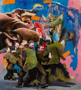 Spore Skirmish by Liu Bin contemporary artwork painting